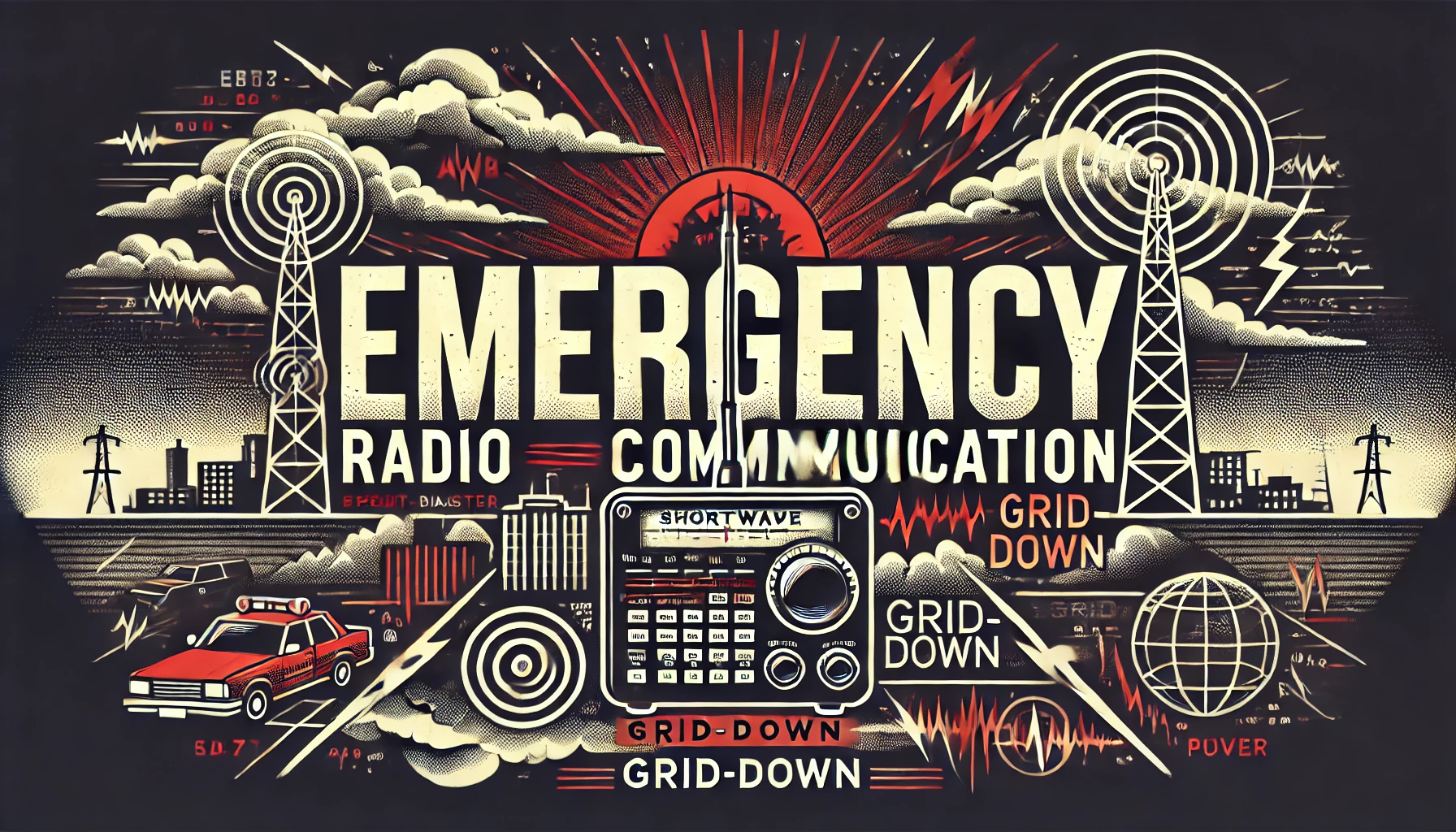  emergency radio communication, grid-down communication, shortwave radio, radio communication in disasters, survival radio guide, radio communication handbook, emergency preparedness, communication without electricity, post-disaster communication, grid-down survival