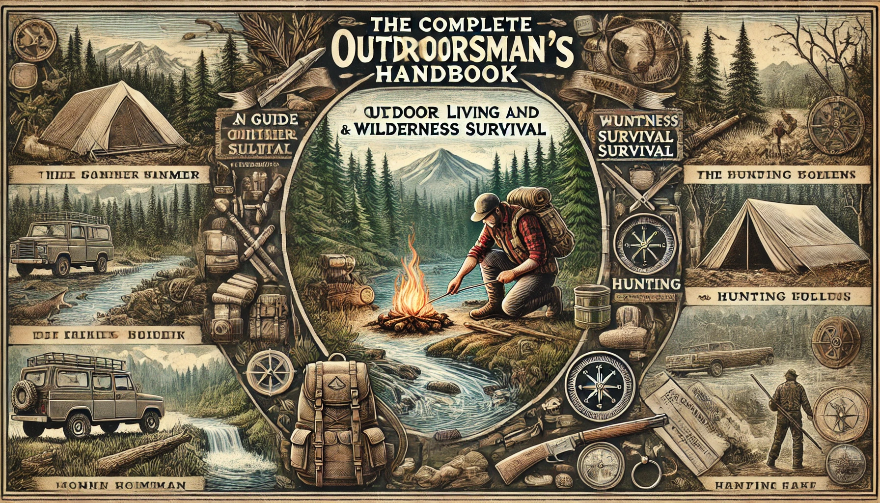 The Complete Outdoorsman's Handbook: A Guide to Outdoor Living and Wilderness Survival