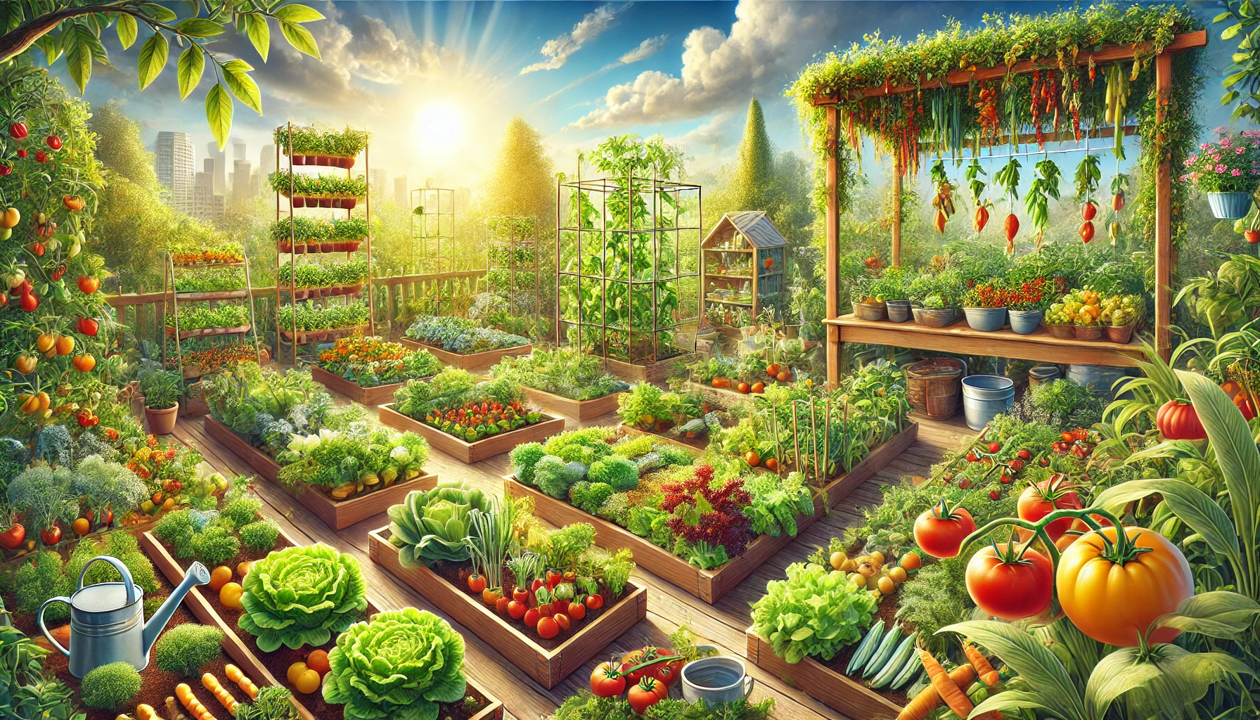 flourishing-year-round-vegetable-garden.-The-garden-includes-a-variety-of-vegetables-like-tomatoes-lettuce-and-carrots